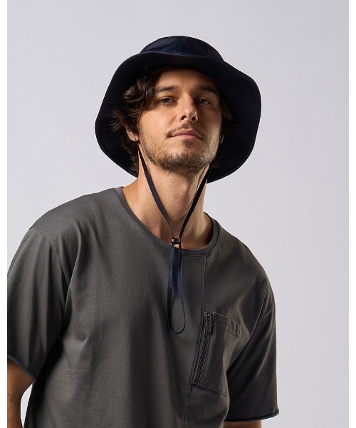 wjk(ダヴルジェイケイ)の「safari hat(ハット・メンズ・ブラック/ネイビー・FREE)」の6枚目の写真