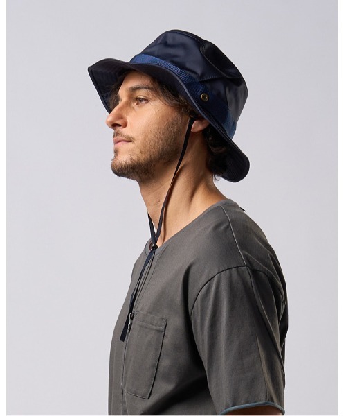 wjk(ダヴルジェイケイ)の「safari hat(ハット・メンズ・ブラック/ネイビー・FREE)」の7枚目の写真