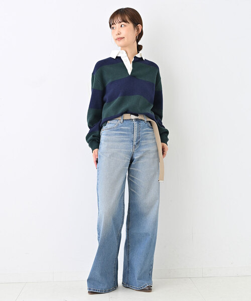 SLOBE IENA（スローブイエナ）の「《追加》SLOBE IENA ガチャベルト（ベルト・レディース・ベージュ/ブラック・FREE）」の8枚目の写真