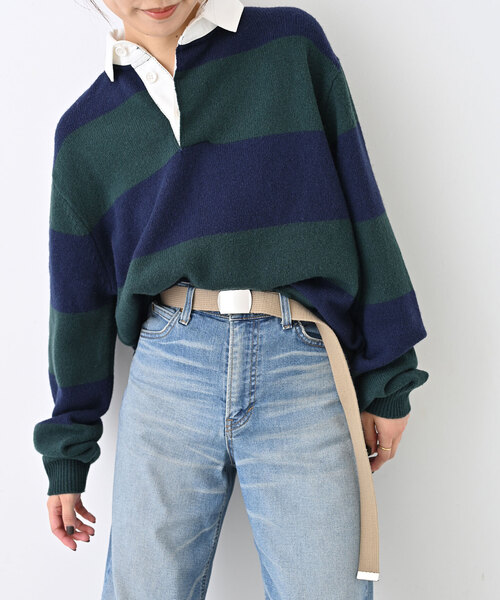 SLOBE IENA（スローブイエナ）の「《追加》SLOBE IENA ガチャベルト（ベルト・レディース・ベージュ/ブラック・FREE）」の10枚目の写真