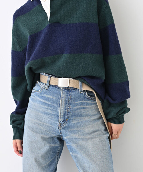 SLOBE IENA（スローブイエナ）の「《追加》SLOBE IENA ガチャベルト（ベルト・レディース・ベージュ/ブラック・FREE）」の14枚目の写真