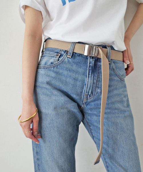 SLOBE IENA（スローブイエナ）の「《追加》SLOBE IENA ガチャベルト（ベルト・レディース・ベージュ/ブラック・FREE）」の15枚目の写真