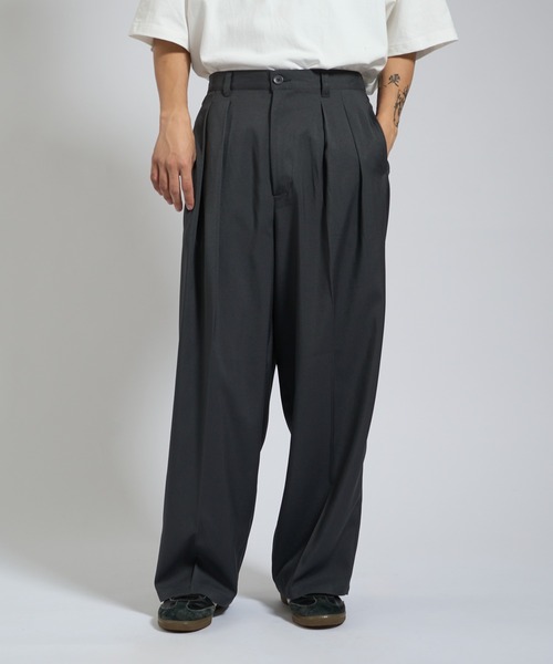 kutir（クティール）の「2wayサスペンダーワイドスラックス（スラックス・メンズ・ブラウン/チャコールグレー/ブラック・SMALL/MEDIUM/LARGE）」の9枚目の写真