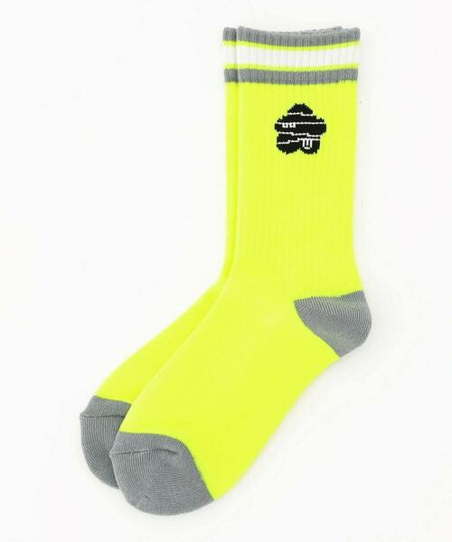 FRAPBOIS（フラボア）の「ケイコウパイルソックス（ソックス/靴下・レディース・イエロー/オレンジ/ライム・FREE）」の3枚目の写真