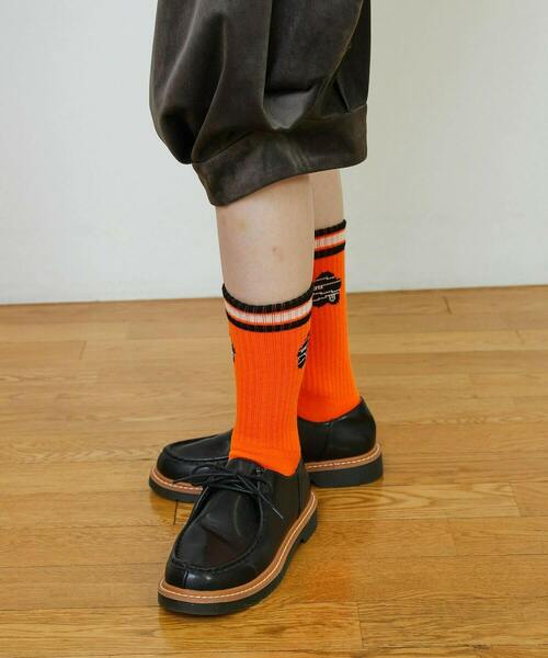 FRAPBOIS（フラボア）の「ケイコウパイルソックス（ソックス/靴下・レディース・イエロー/オレンジ/ライム・FREE）」の9枚目の写真