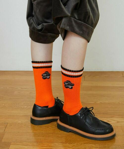 FRAPBOIS（フラボア）の「ケイコウパイルソックス（ソックス/靴下・レディース・イエロー/オレンジ/ライム・FREE）」の10枚目の写真