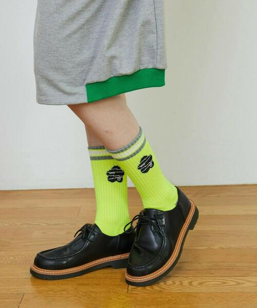 FRAPBOIS（フラボア）の「ケイコウパイルソックス（ソックス/靴下・レディース・イエロー/オレンジ/ライム・FREE）」の12枚目の写真