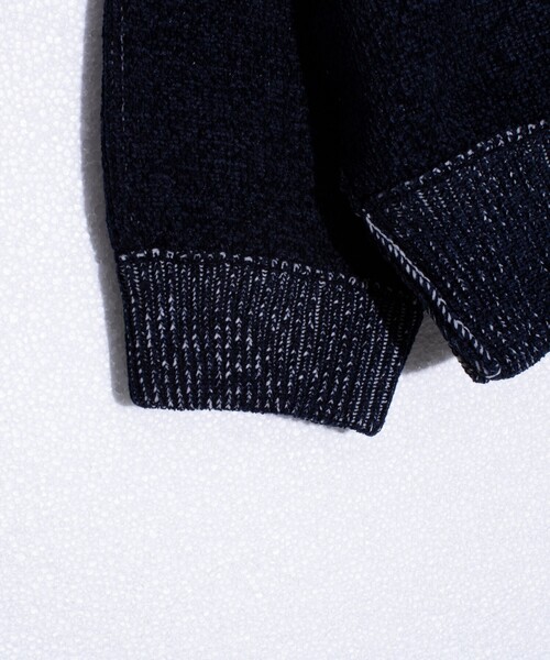 Franklin Climbing(フランクリンクライミング)の「【Franklin Climbing】CLIMロゴ クルーネック ニット ワンポイントロゴ(ニット/セーター・メンズ・オフホワイト/ネイビー/チャコールグレー・M/L)」の12枚目の写真