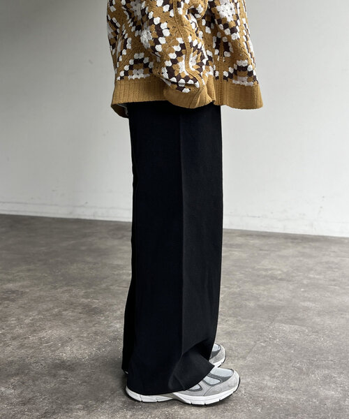 CPCM(シーピーシーエム)の「【マイナス3キロ見え!】リブニットイージーパンツ(その他パンツ・レディース・レッド/ブラウン/グリーン/アイボリー/ブラック/マスタード/グレー・SMALL/MEDIUM)」の22枚目の写真