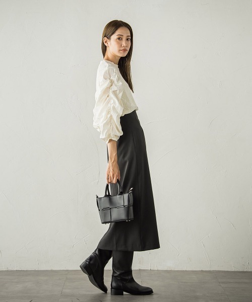 【セール】起毛カットレース七分袖カットソー≪手洗い可能≫（Tシャツ/カットソー）｜ketty（ケティ）