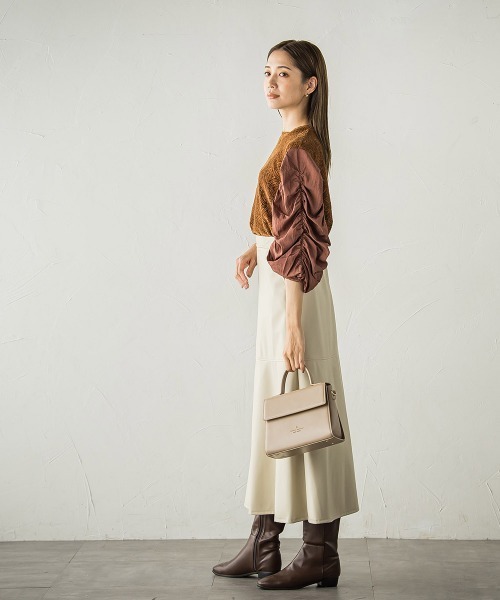 【セール】起毛カットレース七分袖カットソー≪手洗い可能≫（Tシャツ/カットソー）｜ketty（ケティ）