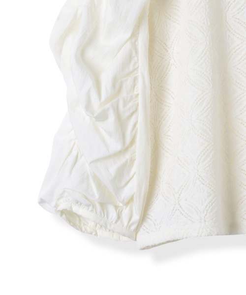 【セール】起毛カットレース七分袖カットソー≪手洗い可能≫（Tシャツ/カットソー）｜ketty（ケティ）