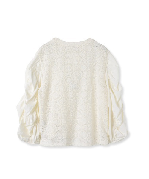 【セール】起毛カットレース七分袖カットソー≪手洗い可能≫（Tシャツ/カットソー）｜ketty（ケティ）