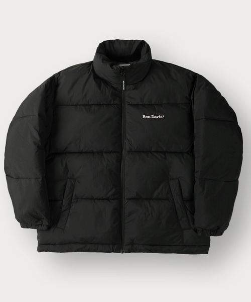 BEN DAVIS(ベンデイビス)の「【BENDAVIS/ベンデイビス】PUFER JKT/ロゴワンポイント 中綿ジャケット パファージャケット(ダウンジャケット/コート・メンズ・ブラック/アイボリー/ブラウン・M/L/XL)」の2枚目の写真