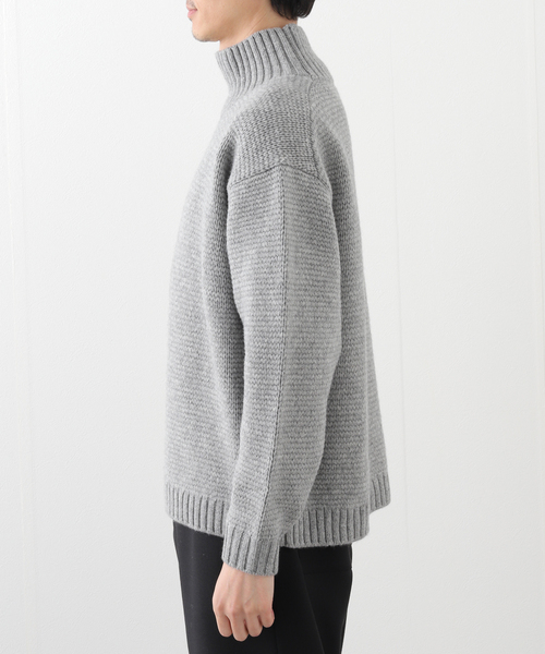 セール】ATON(エイトン) LAMBS WOOL HIGHNECK SWEATER KRAGCW0403