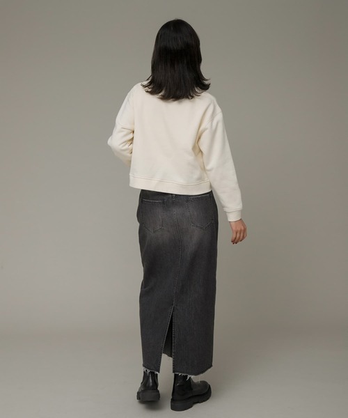 URBAN RESEARCH Sonny Label（アーバンリサーチサニーレーベル）の「裏起毛モール刺繍プルオーバー（スウェット・レディース・アイボリー/オートミール/ネイビー・FREE）」の10枚目の写真