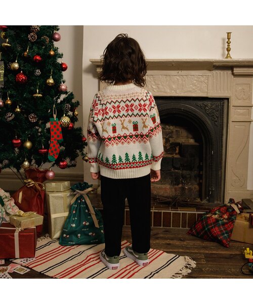 BREEZE（ブリーズ）の「あったかコーデュロイテーパードパンツ（その他パンツ・キッズ・サックスブルー/ブラック/アイボリー/キャメル・150/80/90/100/110/120/130/140）」の6枚目の写真