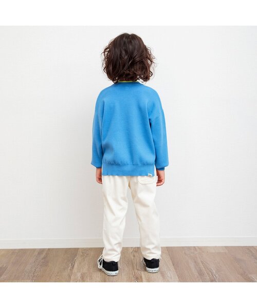 BREEZE（ブリーズ）の「あったかコーデュロイテーパードパンツ（その他パンツ・キッズ・サックスブルー/ブラック/アイボリー/キャメル・150/80/90/100/110/120/130/140）」の8枚目の写真