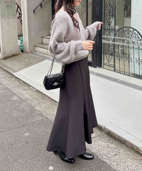 INGNI(イング)の「もちもちラメレース付ニット(ニット/セーター・レディース・グレー/アイボリー/ライトピンク・M)」の19枚目の写真