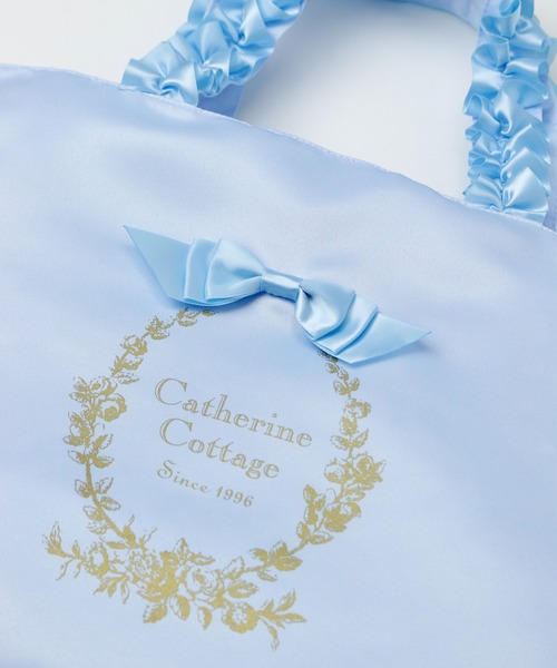 Catherine Cottage（キャサリンコテージ）の「お花リボンのレッスンバッグ（トートバッグ・キッズ・ピンク/ネイビー/ブルー/ブラック/ライラック・FREE）」の18枚目の写真