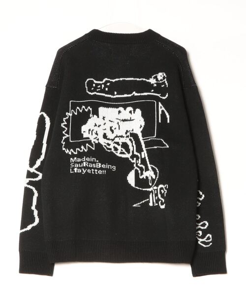 offwhite ruined factory ジャガードセーター OFF-WHITE オフホワイト