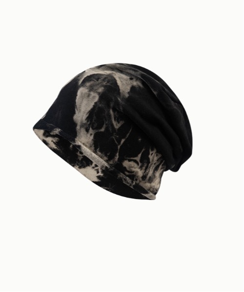 lilful(リルフル)の「Y2K マーブルビーニー ニットCAP(ニットキャップ/ビーニー・レディース・ブラウン/ブラック/グレー・F)」の7枚目の写真