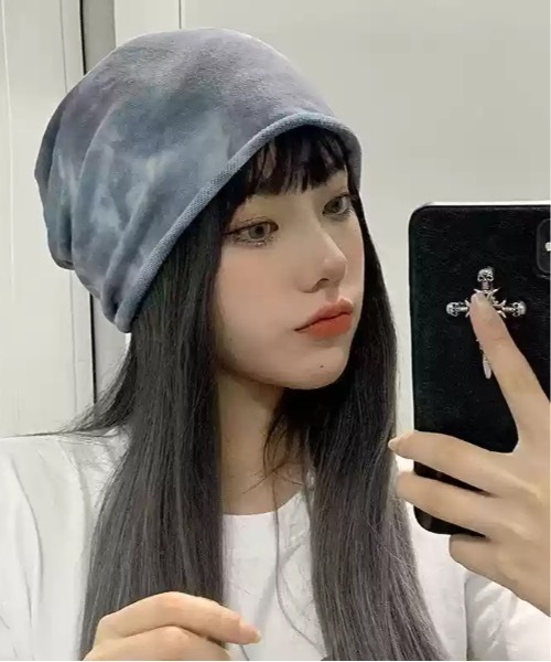 lilful(リルフル)の「Y2K マーブルビーニー ニットCAP(ニットキャップ/ビーニー・レディース・ブラウン/ブラック/グレー・F)」の16枚目の写真