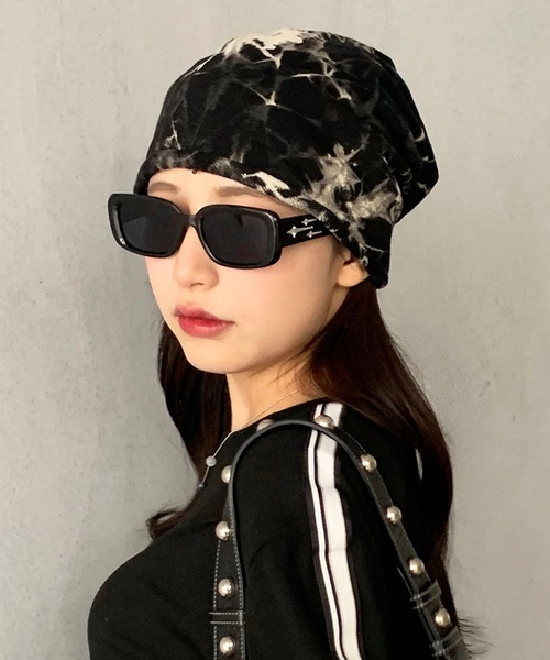 lilful(リルフル)の「Y2K マーブルビーニー ニットCAP(ニットキャップ/ビーニー・レディース・ブラウン/ブラック/グレー・F)」の20枚目の写真