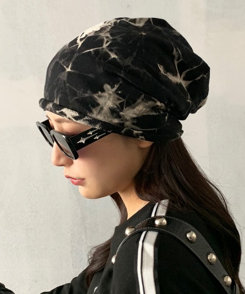 lilful(リルフル)の「Y2K マーブルビーニー ニットCAP(ニットキャップ/ビーニー・レディース・ブラウン/ブラック/グレー・F)」の18枚目の写真