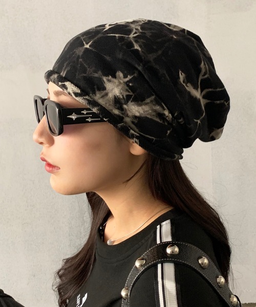 lilful(リルフル)の「Y2K マーブルビーニー ニットCAP(ニットキャップ/ビーニー・レディース・ブラウン/ブラック/グレー・F)」の21枚目の写真