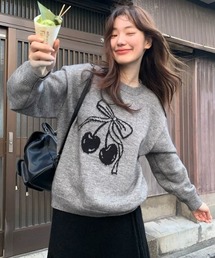 新色追加/cherryニットプルオーバー