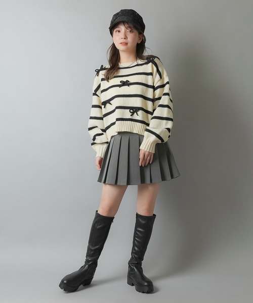 SPINNS(スピンズ)の「キラキラツイルキャスケット(キャスケット・レディース・ブラック・ONESIZE)」の9枚目の写真