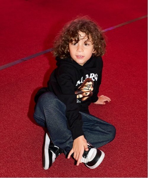 XLARGE KIDS(エクストララージキッズ)の「ぬいぐるみファニーゴリラパーカー(パーカー・キッズ・ブラック/ブルー・140cm/80cm/90cm/110cm/100cm/120cm/130cm)」の16枚目の写真