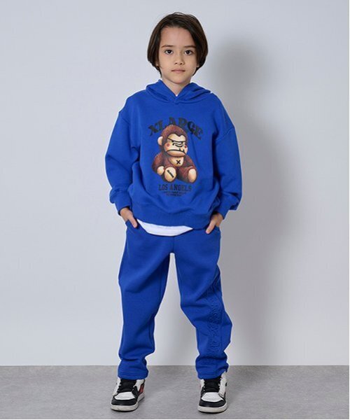 XLARGE KIDS(エクストララージキッズ)の「ぬいぐるみファニーゴリラパーカー(パーカー・キッズ・ブラック/ブルー・140cm/80cm/90cm/110cm/100cm/120cm/130cm)」の11枚目の写真