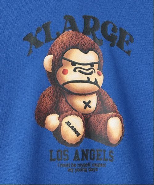 XLARGE KIDS(エクストララージキッズ)の「ぬいぐるみファニーゴリラパーカー(パーカー・キッズ・ブラック/ブルー・140cm/80cm/90cm/110cm/100cm/120cm/130cm)」の6枚目の写真