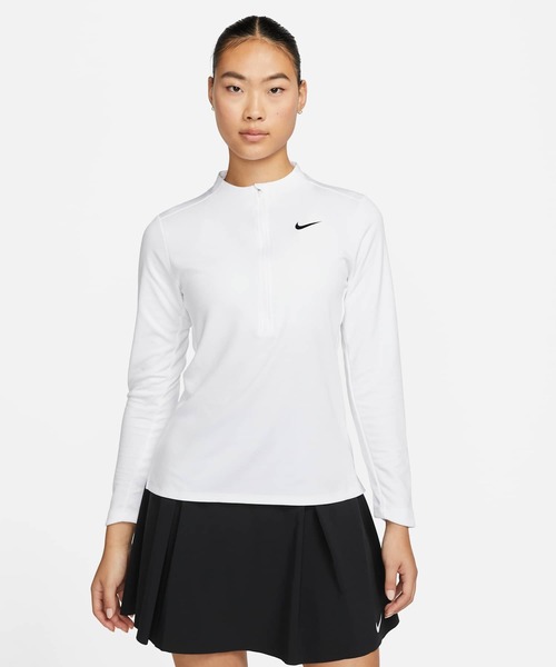 NIKE ナイキ golfゴルフ ハーフジップ カットソー ロンT レディースM NIKE GOLF/ナイキゴルフ ハーフジップロングスリーブ 00年代