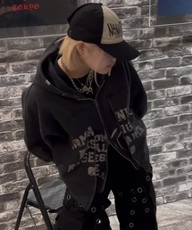 ★NOMANUAL★S.P.L HOODIE★ HOODED ZIP-UP - nomanual