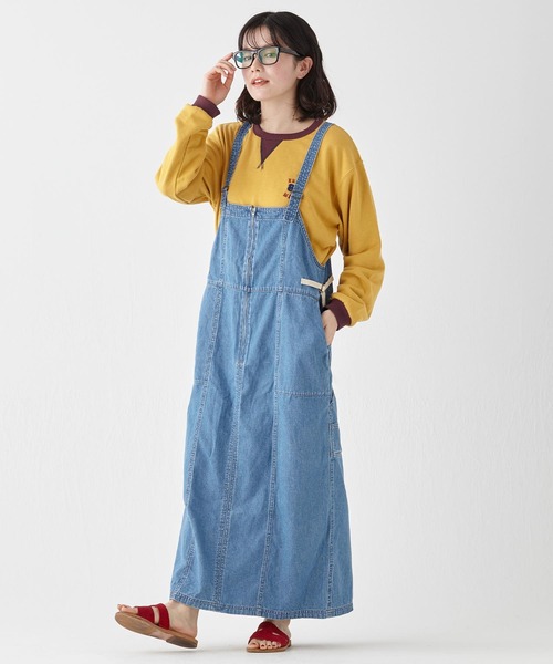 KRIFF MAYER Lady's Collection(クリフメイヤーレディースコレクション)の「のび~る裏毛配色スウェット(スウェット・レディース・グレー/ブラック/オートミール/カーキ/イエロー・LARGE/MEDIUM)」の7枚目の写真