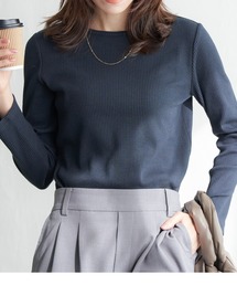 ikka | 三角テレコクルーネックプルオーバー(Tシャツ/カットソー)