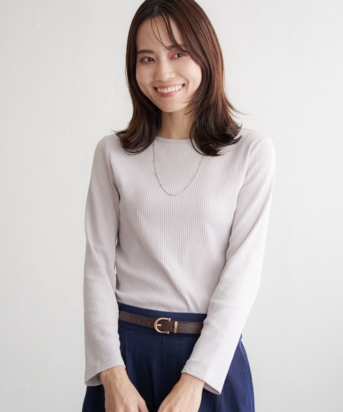 tシャツ カミーノテレコプルオーバー レディース セール】T/Cカットテレコリブ前後2WAY スクエアホルターネック