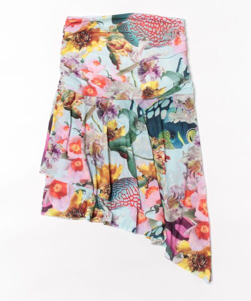 Desigual(デシグアル)の「FALFISHYLACROIX トロピカルガーデン アシンメトリースカート(スカート・レディース・マルチ・M/L/XL/S/XS)」の5枚目の写真
