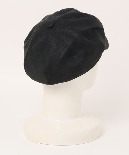 フェイクレザー8パネルキャスケット（キャスケット）｜Noen（ノエン