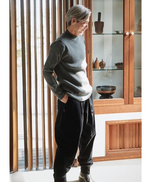 Sunny clouds（サニークラウズ）の「サニークラウズ　重宝ハイネックトップス〈メンズ〉（Tシャツ/カットソー・メンズ・グレー/ブラック/グリーン・M/L/S）」の5枚目の写真