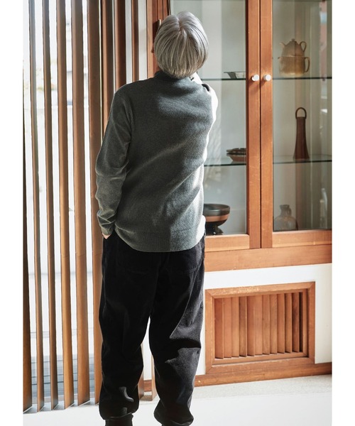 Sunny clouds（サニークラウズ）の「サニークラウズ　重宝ハイネックトップス〈メンズ〉（Tシャツ/カットソー・メンズ・グレー/ブラック/グリーン・M/L/S）」の6枚目の写真