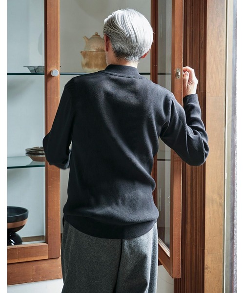 Sunny clouds（サニークラウズ）の「サニークラウズ　重宝ハイネックトップス〈メンズ〉（Tシャツ/カットソー・メンズ・グレー/ブラック/グリーン・M/L/S）」の8枚目の写真