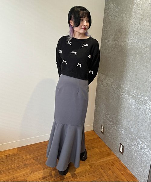 Mi-je(ミジェ)の「ビスチェセットアップ【韓国ファッション】(セットアップ・レディース・マルチ/グレー・S/M)」の14枚目の写真