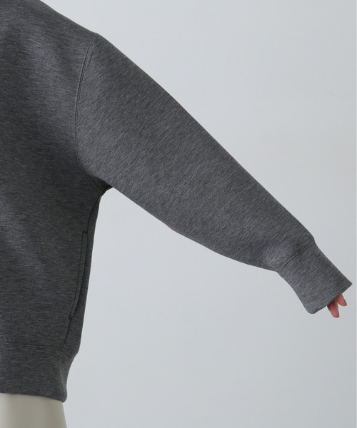 N.（N. Natural Beauty Basic）（エヌエヌナチュラルビューティーベーシック）の「ダンボールフォルムジップフーディー（パーカー・レディース・オフホワイト/グレー・MEDIUM）」の16枚目の写真