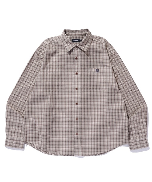 XLARGE（エクストララージ）の「PLAID L/S SHIRT（シャツ/ブラウス・メンズ・ネイビー/ブラック/ベージュ・L/M/S/XL）」の3枚目の写真