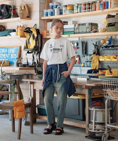GLOBAL WORK(グローバルワーク)の「サマラクシェフデニムパンツ/234582(デニムパンツ・キッズ・ブラック系その他/ブルー系その他・160cm/140cm/130cm/170cm/150cm)」の21枚目の写真