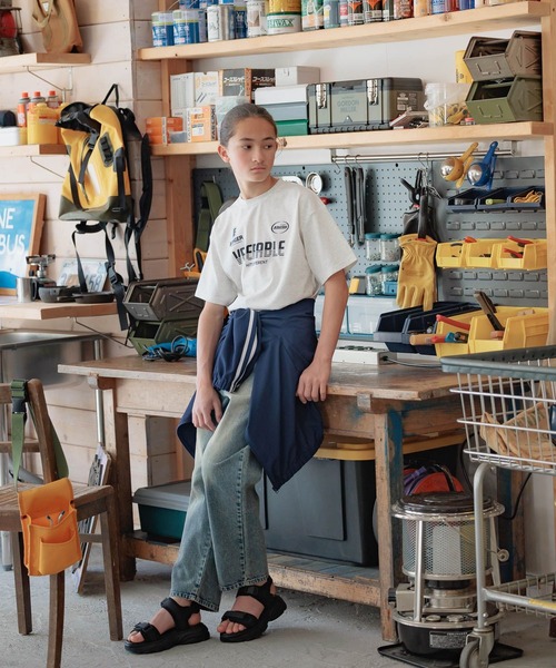 GLOBAL WORK(グローバルワーク)の「サマラクシェフデニムパンツ/234582(デニムパンツ・キッズ・ブラック系その他/ブルー系その他・160cm/140cm/130cm/170cm/150cm)」の22枚目の写真
